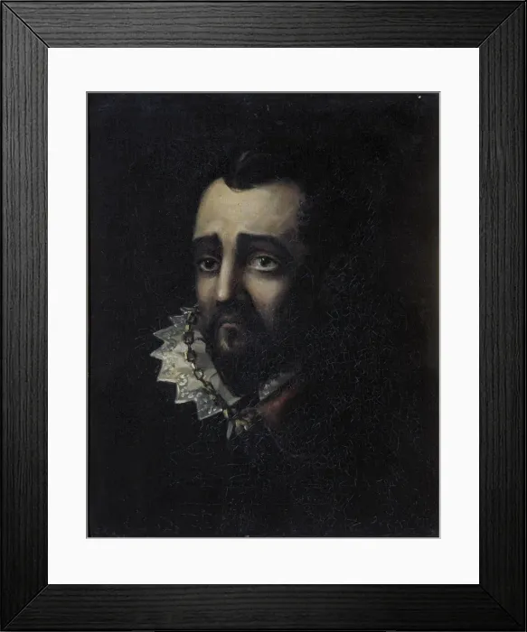 Framed Print : Portrait of George Learmonth (c. 1596-1634). Artist: Lermontov, Mikhail Yuryevich (1814-1841) Framed Print : Portrait of George Learmonth (c. 1596-1634). Artist: Lermontov, Mikhail Yuryevich (1814-1841)
