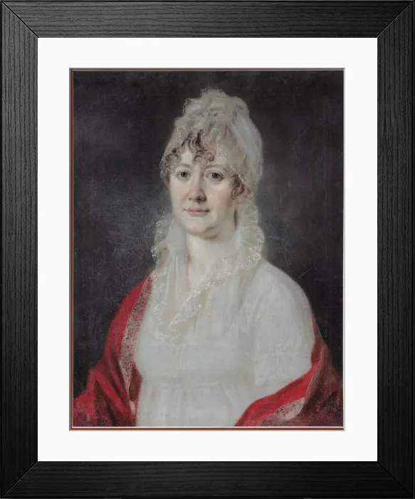 Framed Print : Portrait of Elizaveta Alexeevna Arsenyeva, nee Stolypina (1773-1845), Early 19th century. Artist: Anonymous Framed Print : Portrait of Elizaveta Alexeevna Arsenyeva, nee Stolypina (1773-1845), Early 19th century. Artist: Anonymous