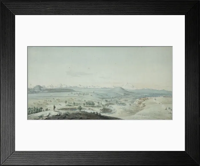 Framed Print : View of the Konstantinogorsk Fortress from the Mountain Mashuk, 1805. Artist: Korneev (Karneev), Yemelyan Mikhaylovich (ca 1780-after 1839) Framed Print : View of the Konstantinogorsk Fortress from the Mountain Mashuk, 1805. Artist: Korneev (Karneev), Yemelyan Mikhaylovich (ca 1780-after 1839)