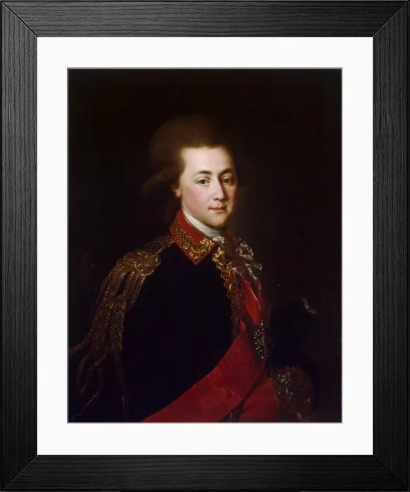 Framed Print : Portrait of the palace-aide-de-camp Alexander Lanskoy, the Catherine II favorite, 1784. Artist: Anonymous Framed Print : Portrait of the palace-aide-de-camp Alexander Lanskoy, the Catherine II favorite, 1784. Artist: Anonymous