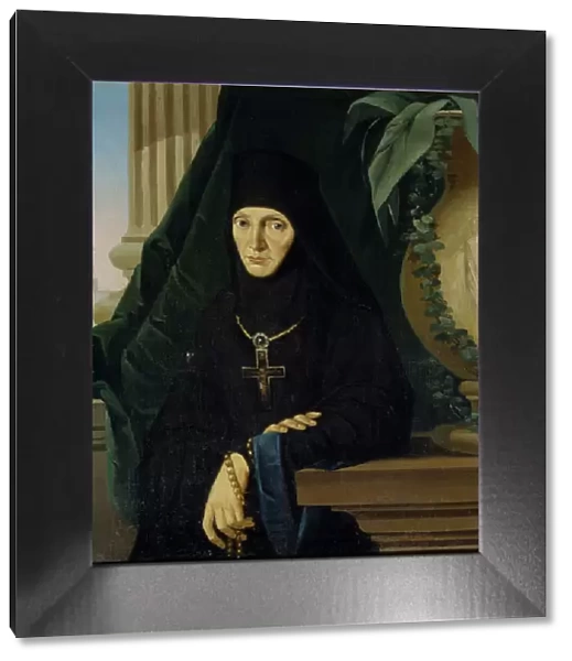 Mother Superior Maria (Tuchkova), 1840s. Artist: Anonymous