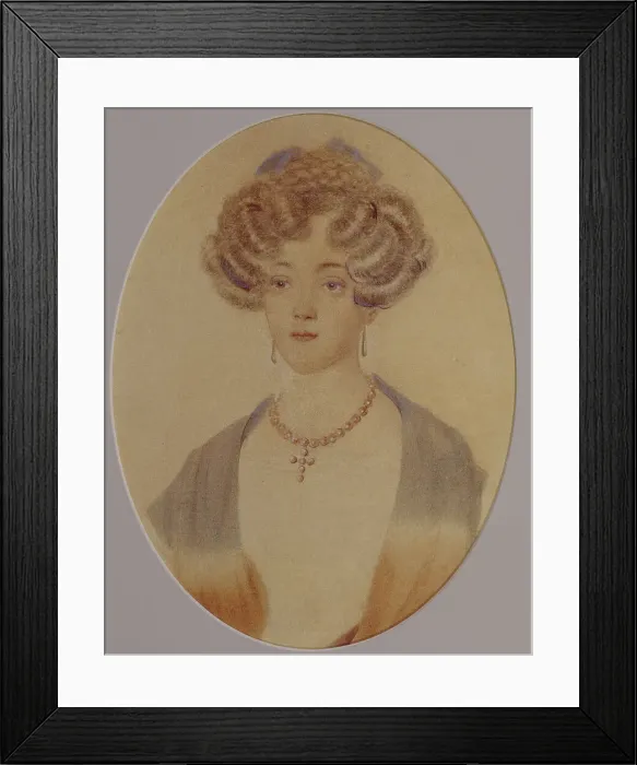 Framed Print : Portrait of Ekaterina Nikolayevna Goncharova (1809-1843), End of 1820s-Early 1830s. Artist: Anonymous Framed Print : Portrait of Ekaterina Nikolayevna Goncharova (1809-1843), End of 1820s-Early 1830s. Artist: Anonymous