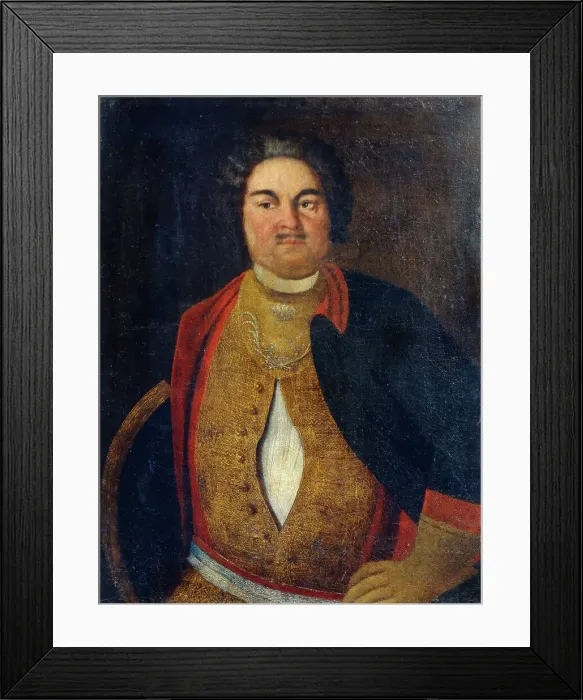 Framed Print : Portrait of Gavriil Ivanovich Davydov (1784-1809), Early 19th cen Artist: Anonymous