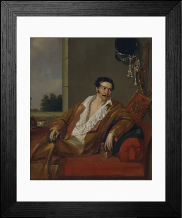 Framed Print : Portrait of Count Vasily Fyodorovich Gagarin, c. 1810. Artist: Anonymous Framed Print : Portrait of Count Vasily Fyodorovich Gagarin, c. 1810. Artist: Anonymous