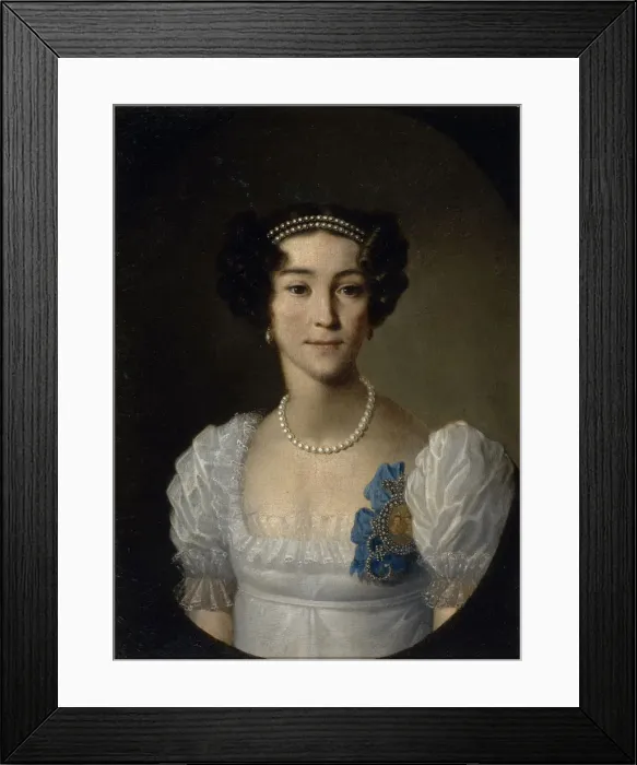 Framed Print : Portrait of Countess Anna Alexeyevna Orlova of Chesma (1785-1848), Early 19th cen Artist: Anonymous Framed Print : Portrait of Countess Anna Alexeyevna Orlova of Chesma (1785-1848), Early 19th cen Artist: Anonymous