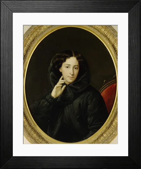 Framed Print : Portrait of the actress of the Imperial theatre Vera Samoylova, Mid of the 19th cen Artist: Anonymous Framed Print : Portrait of the actress of the Imperial theatre Vera Samoylova, Mid of the 19th cen Artist: Anonymous