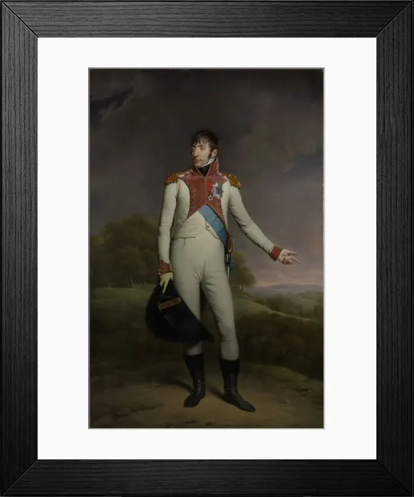 Framed Print : Louis Napoleon Bonaparte, King of Holland, 1809. Artist: Hodges, Charles Howard (1764-1837) Framed Print : Louis Napoleon Bonaparte, King of Holland, 1809. Artist: Hodges, Charles Howard (1764-1837)