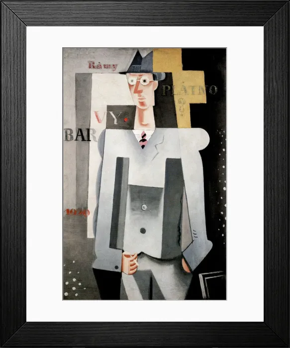 Framed Print : Mr. Myself, 1920. Artist: Capek, Josef (1887-1945) Framed Print : Mr. Myself, 1920. Artist: Capek, Josef (1887-1945)