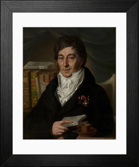Framed Print : Portrait of Alexander Stakhiev (1724-1796), 1818. Artist: Levitsky, Dmitri Grigorievich (1735-1822) Framed Print : Portrait of Alexander Stakhiev (1724-1796), 1818. Artist: Levitsky, Dmitri Grigorievich (1735-1822)