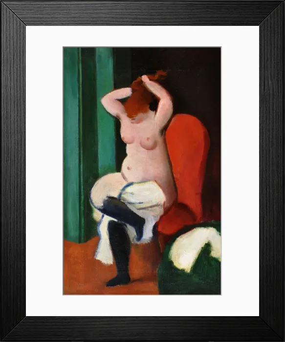 Framed Print : Toilet, 1924. Artist: Kremlicka, Rudolf (1886-1932) Framed Print : Toilet, 1924. Artist: Kremlicka, Rudolf (1886-1932)