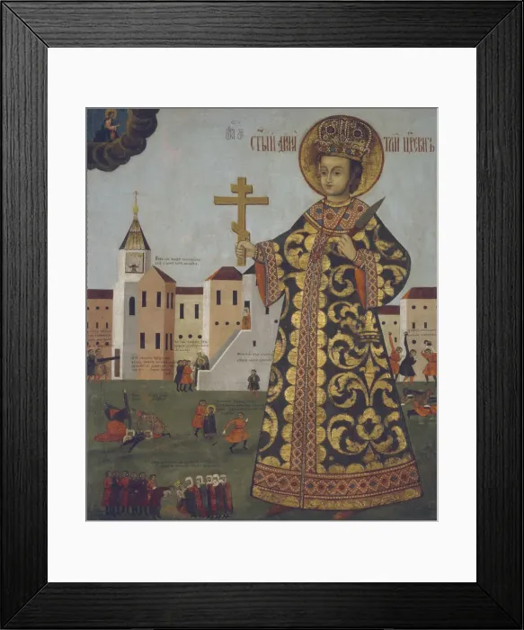 Framed Print : Tsarevich Demetrius (1582-1591), 17th century. Artist: Anonymous Framed Print : Tsarevich Demetrius (1582-1591), 17th century. Artist: Anonymous