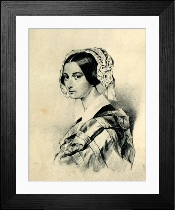 Framed Print : Portrait of Alexandra Smirnova-Rosset (1809-1882). After a drawing by P. Sokolov. Artist: Anonymous Framed Print : Portrait of Alexandra Smirnova-Rosset (1809-1882). After a drawing by P. Sokolov. Artist: Anonymous