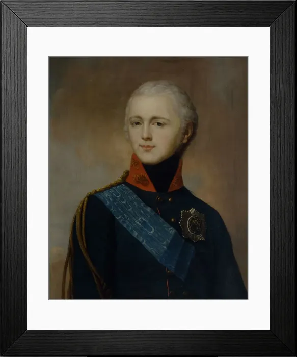 Framed Print : Portrait of Emperor Alexander I (1777-1825). Artist: Anonymous Framed Print : Portrait of Emperor Alexander I (1777-1825). Artist: Anonymous