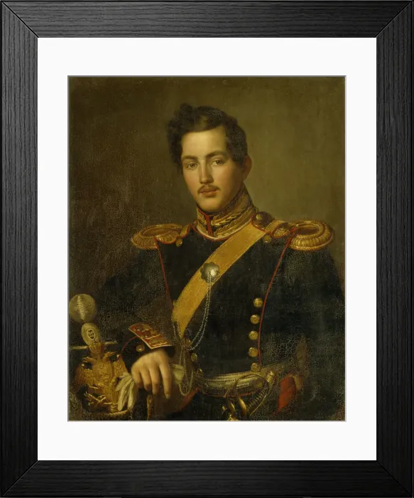 Framed Print : Portrait of Vasily Vasilyevich Zagryazhsky, 1840s. Artist: Anonymous Framed Print : Portrait of Vasily Vasilyevich Zagryazhsky, 1840s. Artist: Anonymous