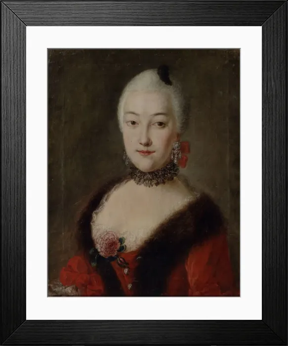 Framed Print : Portrait of Countess Yekaterina Lobanova-Rostovskaya (1735-1802), 18th century. Artist: Anonymous Framed Print : Portrait of Countess Yekaterina Lobanova-Rostovskaya (1735-1802), 18th century. Artist: Anonymous