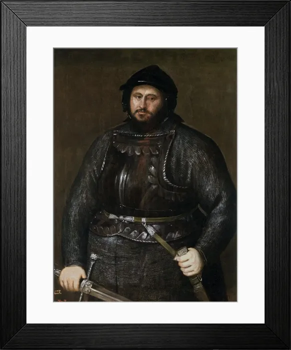 Framed Print : John Frederick I (1503-1554), Elector of Saxony, 1548. Artist: Titian (1488-1576) Framed Print : John Frederick I (1503-1554), Elector of Saxony, 1548. Artist: Titian (1488-1576)