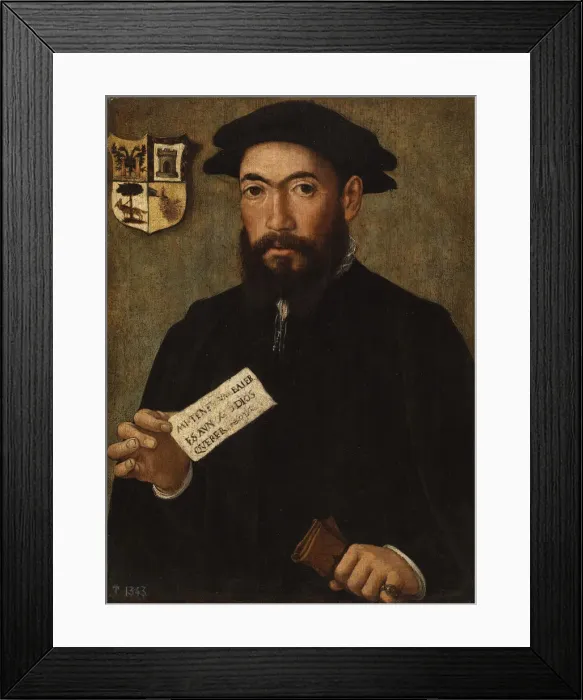 Framed Print : A Conquistador, 1525-1535. Artist: Anonymous Framed Print : A Conquistador, 1525-1535. Artist: Anonymous
