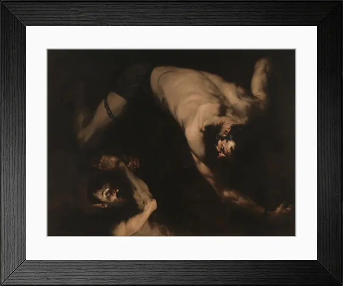 Framed Print : Ixion, 1632. Artist: Ribera, Jose, de (1591-1652) Framed Print : Ixion, 1632. Artist: Ribera, Jose, de (1591-1652)