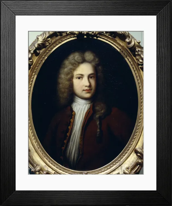 Framed Print : Portrait of Yakov Matveyevich Yevreyinov (1700-1772), 1723. Artist: Anonymous Framed Print : Portrait of Yakov Matveyevich Yevreyinov (1700-1772), 1723. Artist: Anonymous