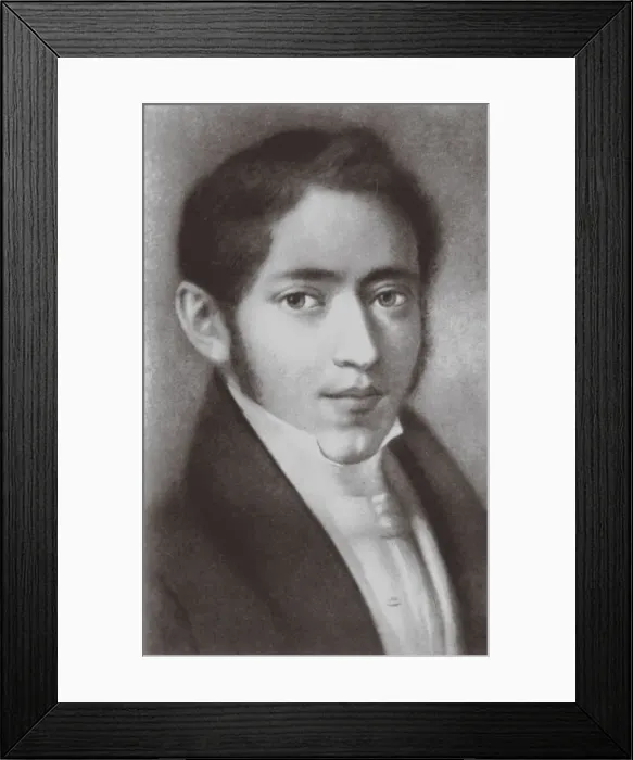 Framed Print : Nikolay Platonovich Ogarev (1813-1877), 1830. Artist: Anonymous Framed Print : Nikolay Platonovich Ogarev (1813-1877), 1830. Artist: Anonymous