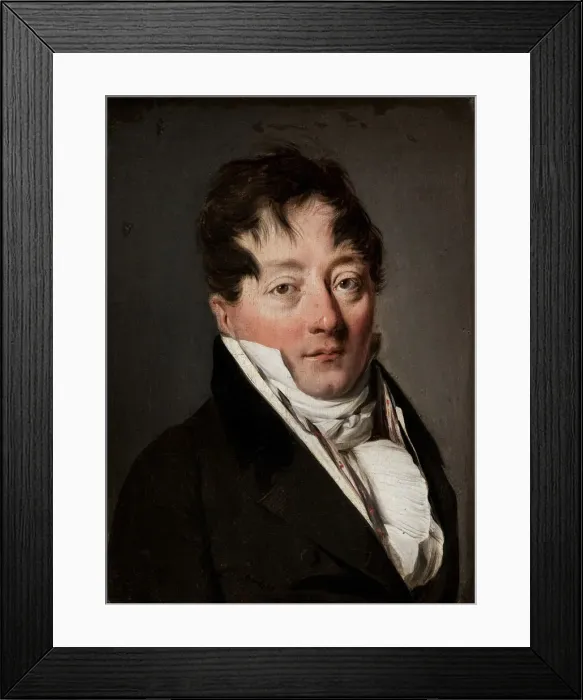 Framed Print : Portrait of Alexandre Balthazar Laurent Grimod de la Reyniere (1758-1837). Artist: Boilly, Louis-Leopold (1761-1845) Framed Print : Portrait of Alexandre Balthazar Laurent Grimod de la Reyniere (1758-1837). Artist: Boilly, Louis-Leopold (1761-1845)