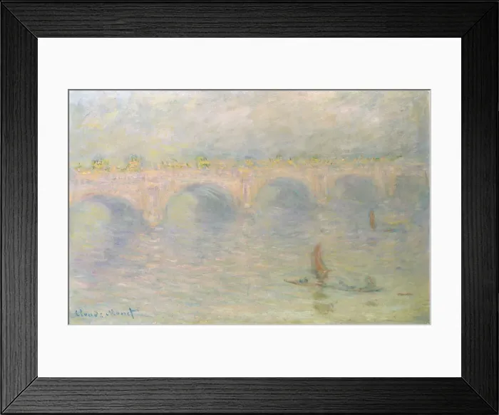 Framed Print : Waterloo Bridge, Sunlight Effect, 1899-1901. Artist: Monet, Claude (1840-1926) Framed Print : Waterloo Bridge, Sunlight Effect, 1899-1901. Artist: Monet, Claude (1840-1926)