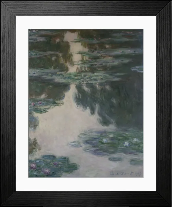 Framed Print : Water Lilies, 1907. Artist: Monet, Claude (1840-1926) Framed Print : Water Lilies, 1907. Artist: Monet, Claude (1840-1926)