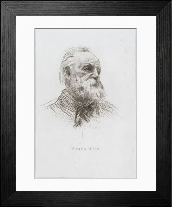 Framed Print : Victor Hugo, 1884. Artist: Rodin, Auguste (1840-1917) Framed Print : Victor Hugo, 1884. Artist: Rodin, Auguste (1840-1917)