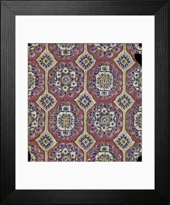 Framed Print : Textile Design For the Trekhgornaya Manufaktura, 1918. Artist: Anonymous Framed Print : Textile Design For the Trekhgornaya Manufaktura, 1918. Artist: Anonymous