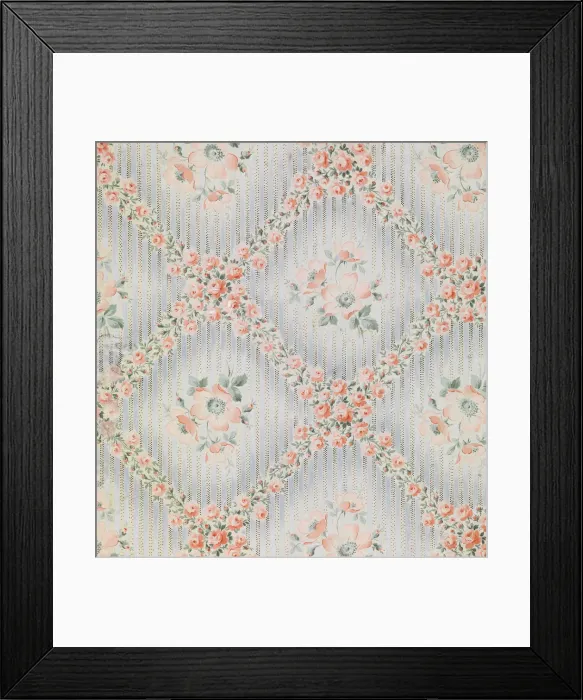 Framed Print : Textile Design For the Trekhgornaya Manufaktura, 1912. Artist: Anonymous Framed Print : Textile Design For the Trekhgornaya Manufaktura, 1912. Artist: Anonymous
