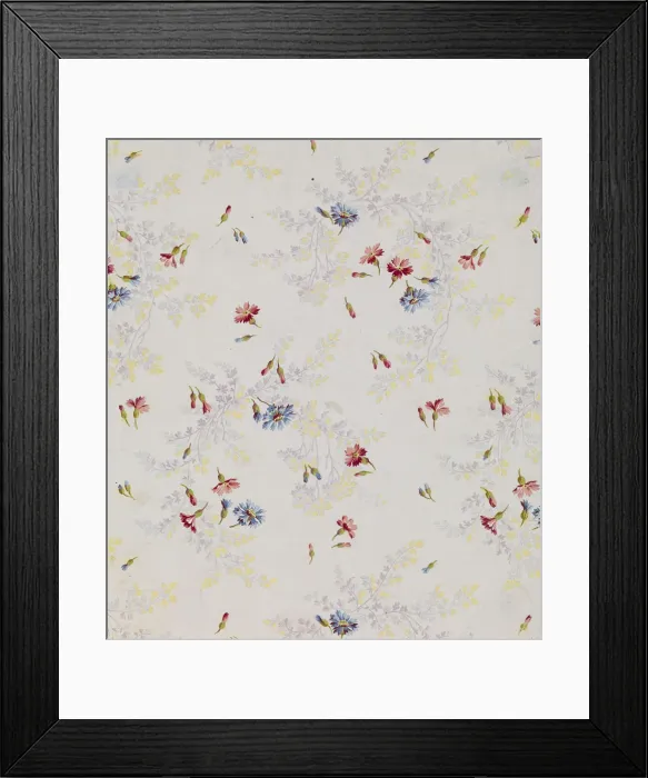 Framed Print : Textile Design For the Trekhgornaya Manufaktura, 1912. Artist: Anonymous Framed Print : Textile Design For the Trekhgornaya Manufaktura, 1912. Artist: Anonymous