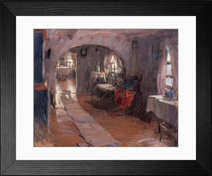 Framed Print : In a country house, 1914. Artist: Arkhipov, Abram Yefimovich (1862-1930) Framed Print : In a country house, 1914. Artist: Arkhipov, Abram Yefimovich (1862-1930)