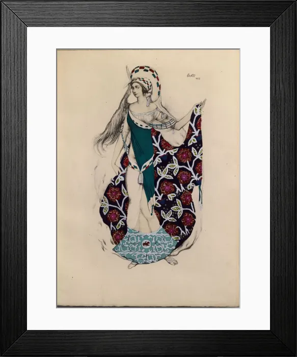 Framed Print : Costume design for the ballet Artemis troublee by Paul Paray, 1922. Artist: Bakst, Leon (1866-1924) Framed Print : Costume design for the ballet Artemis troublee by Paul Paray, 1922. Artist: Bakst, Leon (1866-1924)