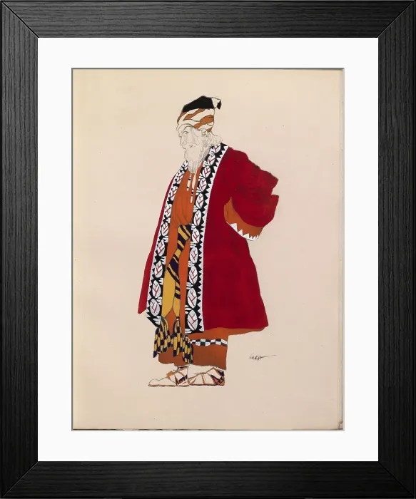 Framed Print : Costume design. Artist: Bakst, Leon (1866-1924) Framed Print : Costume design. Artist: Bakst, Leon (1866-1924)