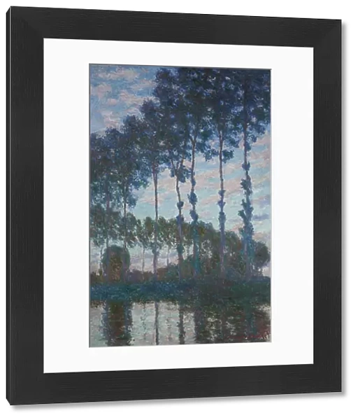 Poplars on the banks of the Epte, Evening effect, 1891. Artist: Monet, Claude (1840-1926)