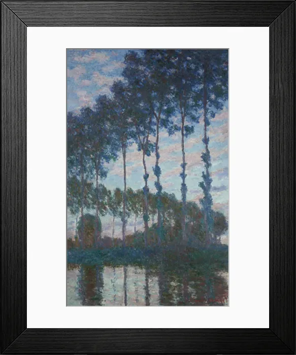Framed Print : Poplars on the banks of the Epte, Evening effect, 1891. Artist: Monet, Claude (1840-1926) Framed Print : Poplars on the banks of the Epte, Evening effect, 1891. Artist: Monet, Claude (1840-1926)