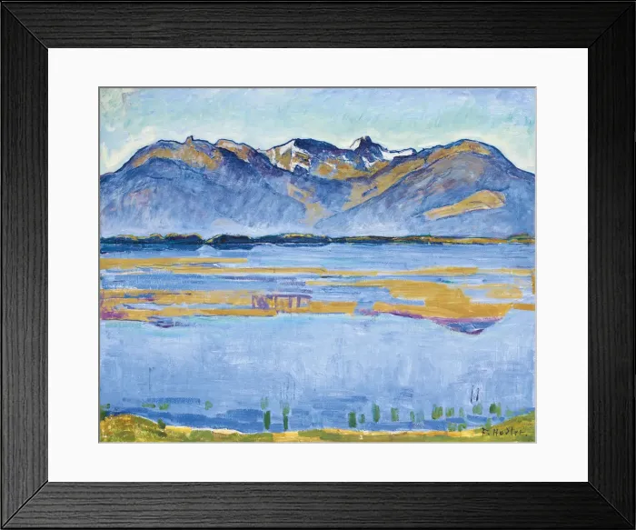 Framed Print : Montana landscape with Becs de Bosson and Vallon de Rechy, 1915. Artist: Hodler, Ferdinand (1853-1918) Framed Print : Montana landscape with Becs de Bosson and Vallon de Rechy, 1915. Artist: Hodler, Ferdinand (1853-1918)