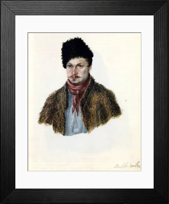 Framed Print : Portrait of Decembrist Vasily Davydov (1793-1855), 1839. Artist: Bestuzhev, Nikolai Alexandrovich (1791-1855) Framed Print : Portrait of Decembrist Vasily Davydov (1793-1855), 1839. Artist: Bestuzhev, Nikolai Alexandrovich (1791-1855)