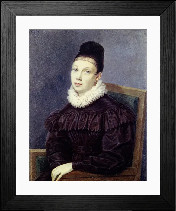 Framed Print : Portrait of Yelizaveta Petrovna Naryshkina (1801-1867), 1832. Artist: Bestuzhev, Nikolai Alexandrovich (1791-1855) Framed Print : Portrait of Yelizaveta Petrovna Naryshkina (1801-1867), 1832. Artist: Bestuzhev, Nikolai Alexandrovich (1791-1855)