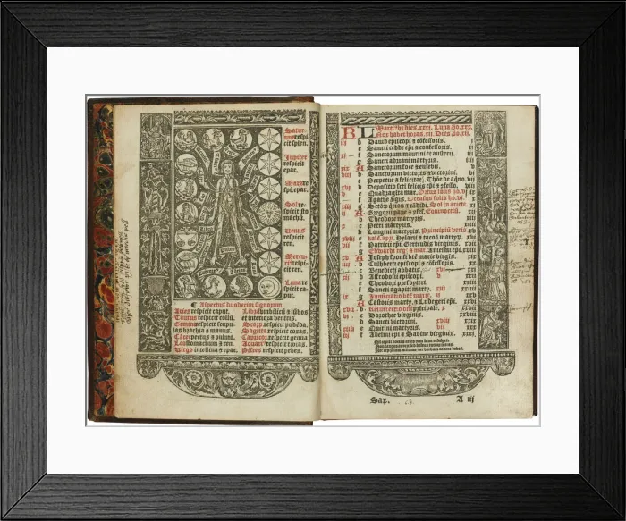 Framed Print : Use of Sarum, 1526. Artist: Anonymous Framed Print : Use of Sarum, 1526. Artist: Anonymous