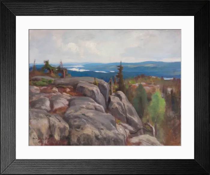 Framed Print : Landscape (Maisema Kolilta), 1929. Artist: Jarnefelt, Eero (1863-1937) Framed Print : Landscape (Maisema Kolilta), 1929. Artist: Jarnefelt, Eero (1863-1937)
