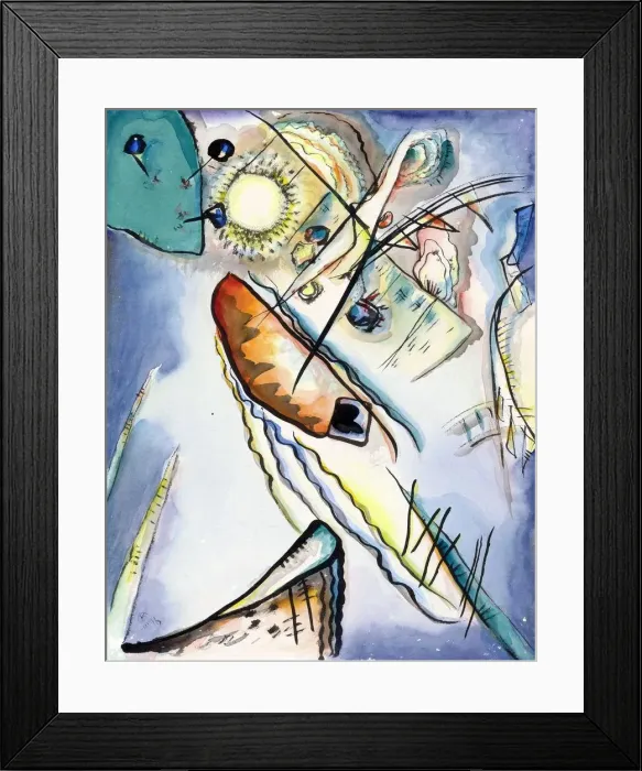 Framed Print : Untitled, 1916. Artist: Kandinsky, Wassily Vasilyevich (1866-1944) Framed Print : Untitled, 1916. Artist: Kandinsky, Wassily Vasilyevich (1866-1944)