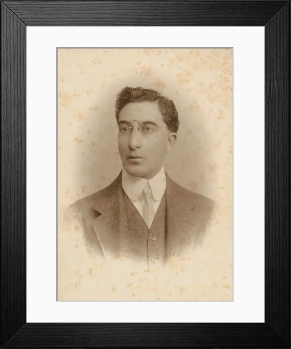 Framed Print : Constantine Cavafy (1863-1933), 1910s. Artist: Anonymous Framed Print : Constantine Cavafy (1863-1933), 1910s. Artist: Anonymous