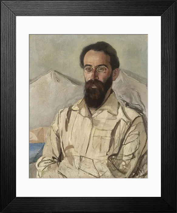 Framed Print : Portrait of Friedrich Eduardovich Krimmer (1888-1963), 1919. Artist: Golovin, Alexander Yakovlevich (1863-1930) Framed Print : Portrait of Friedrich Eduardovich Krimmer (1888-1963), 1919. Artist: Golovin, Alexander Yakovlevich (1863-1930)