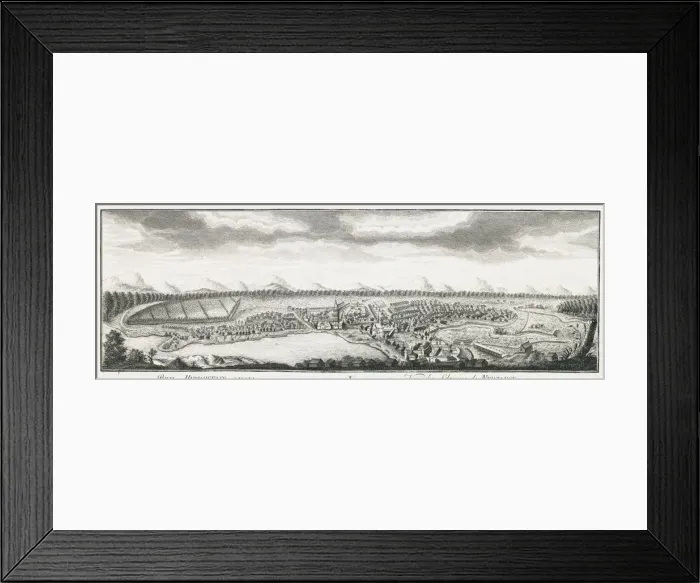 Framed Print : View of Nevyansk factories, ca 1735. Artist: Lursenius, Johann Wilhelm (1704-1771) Framed Print : View of Nevyansk factories, ca 1735. Artist: Lursenius, Johann Wilhelm (1704-1771)