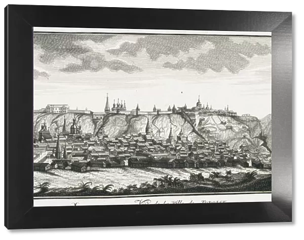 View of Tobolsk, ca 1735. Artist: Lursenius, Johann Wilhelm (1704-1771)