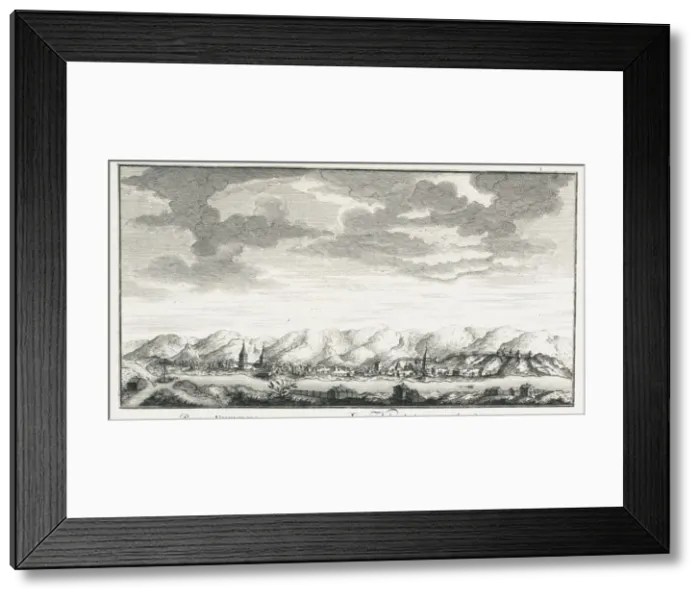 Framed Print : View of the fortress of Udinskoye, ca 1735. Artist: Lursenius, Johann Wilhelm (1704-1771) Framed Print : View of the fortress of Udinskoye, ca 1735. Artist: Lursenius, Johann Wilhelm (1704-1771)