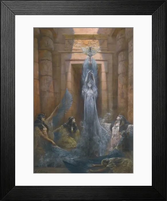 Framed Print : The Godess Neith. Artist: Clairin, Georges (1843-1919) Framed Print : The Godess Neith. Artist: Clairin, Georges (1843-1919)