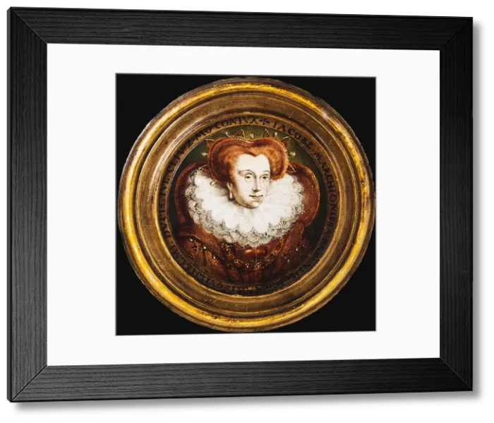 Framed Print : Princess Jakobea of Baden (1558-1597), 17th century. Artist: Anonymous Framed Print : Princess Jakobea of Baden (1558-1597), 17th century. Artist: Anonymous