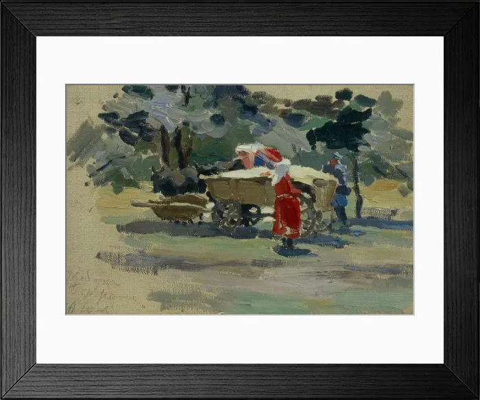 Framed Print : The Doukhobors in Borjomi, 1895. Artist: Borisov-Musatov, Viktor Elpidiforovich (1870-1905) Framed Print : The Doukhobors in Borjomi, 1895. Artist: Borisov-Musatov, Viktor Elpidiforovich (1870-1905)